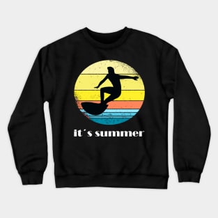 Surfing girl is the best windsurfing Crewneck Sweatshirt